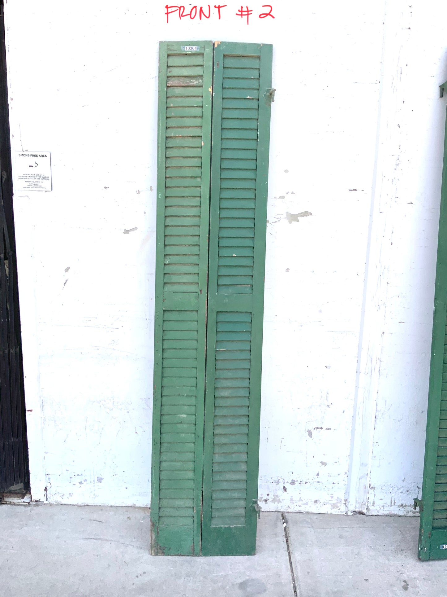 Tall Green Shutter