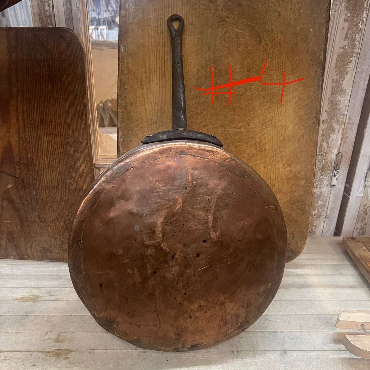 Decorative Large French Copper Pan