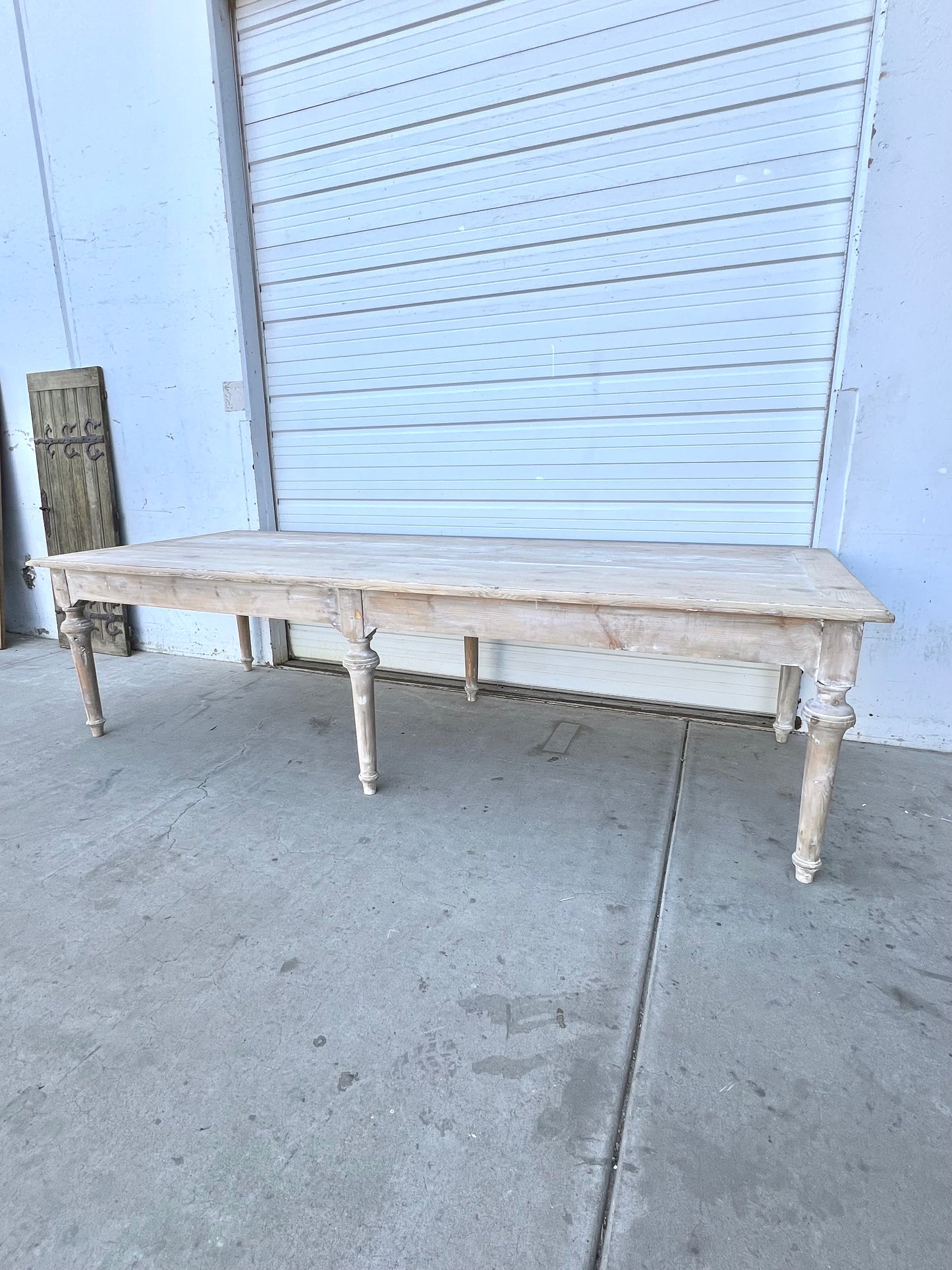 Washed Wood Pine Dining Table