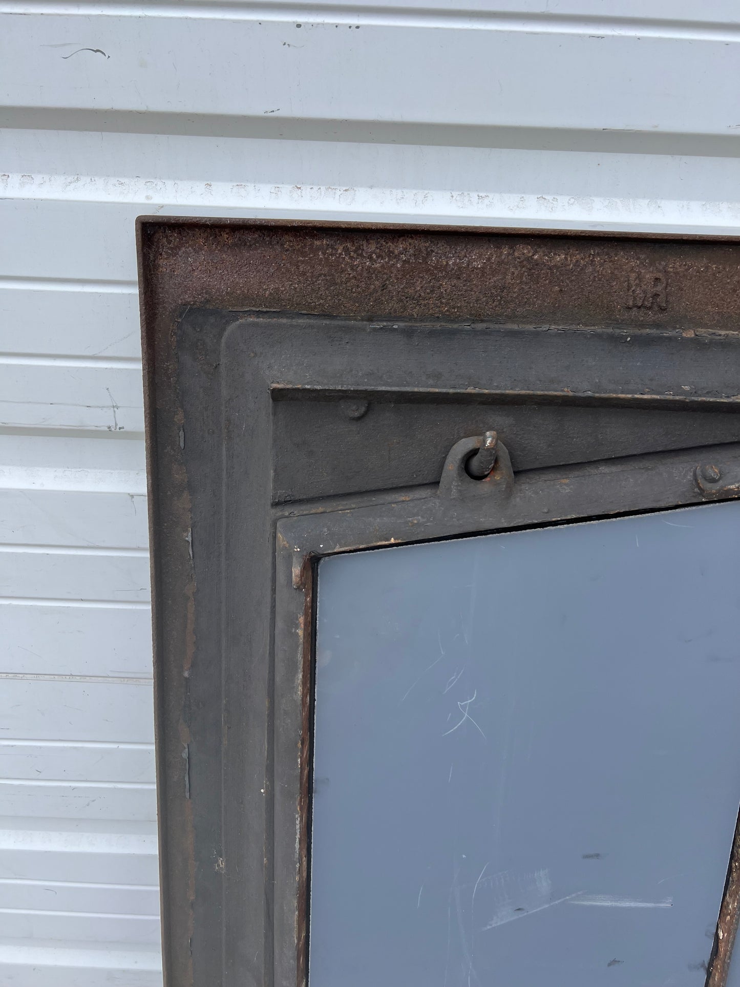 Rectangular Iron Mirrored 2 Pane Window
