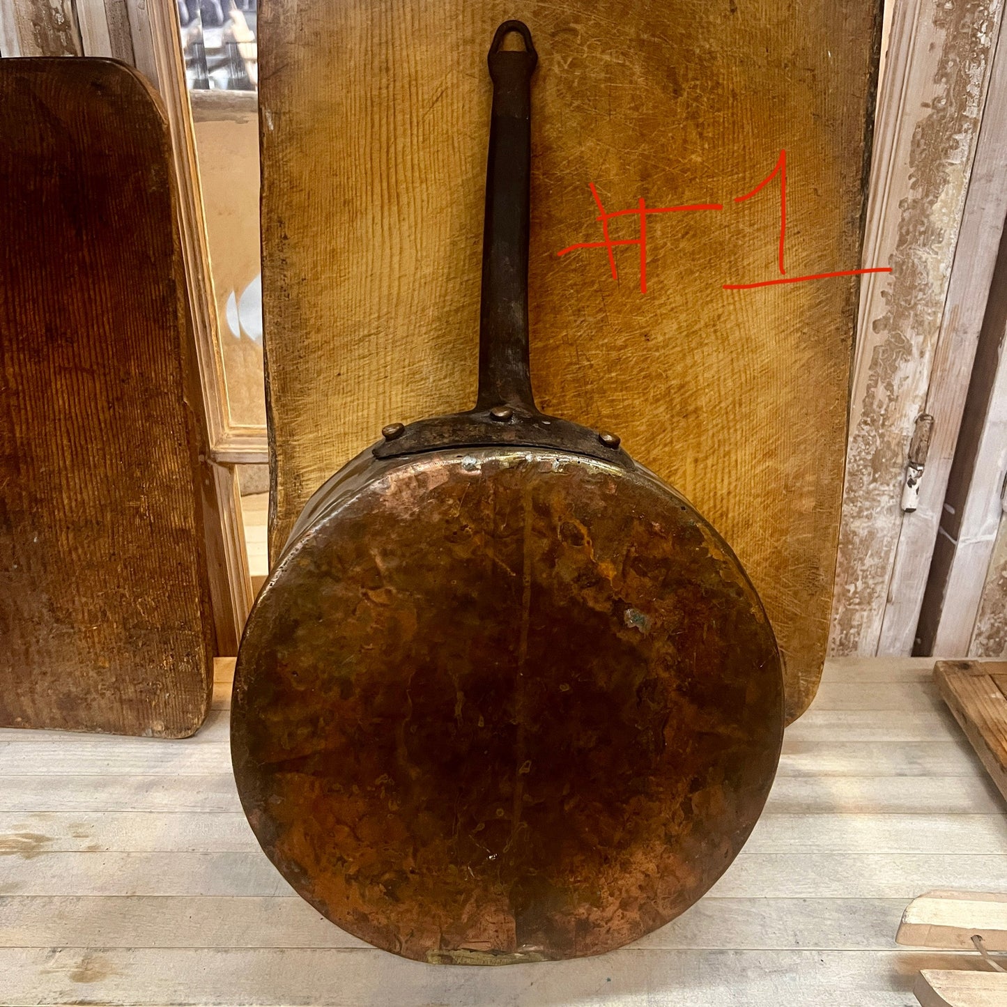 Decorative Large French Copper Pan