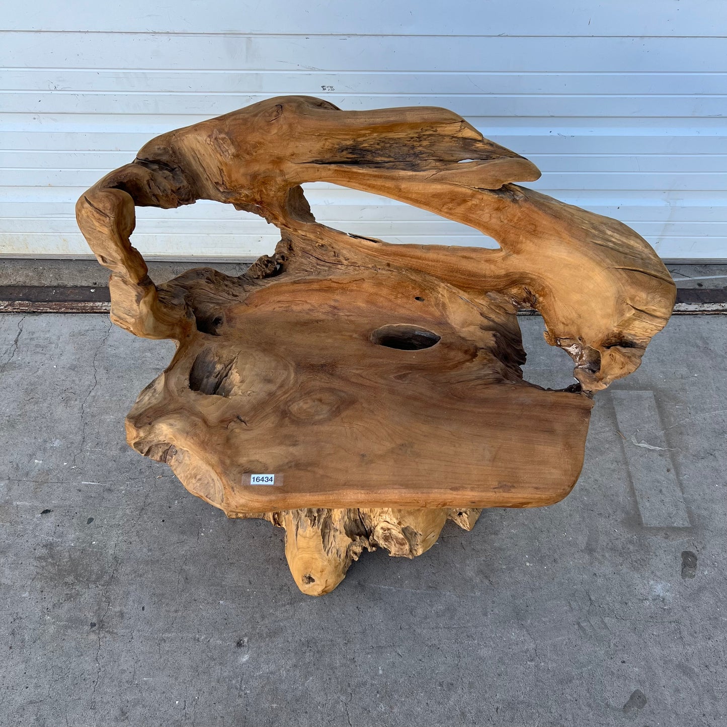 Primitive Wooden Stump/Root Chair
