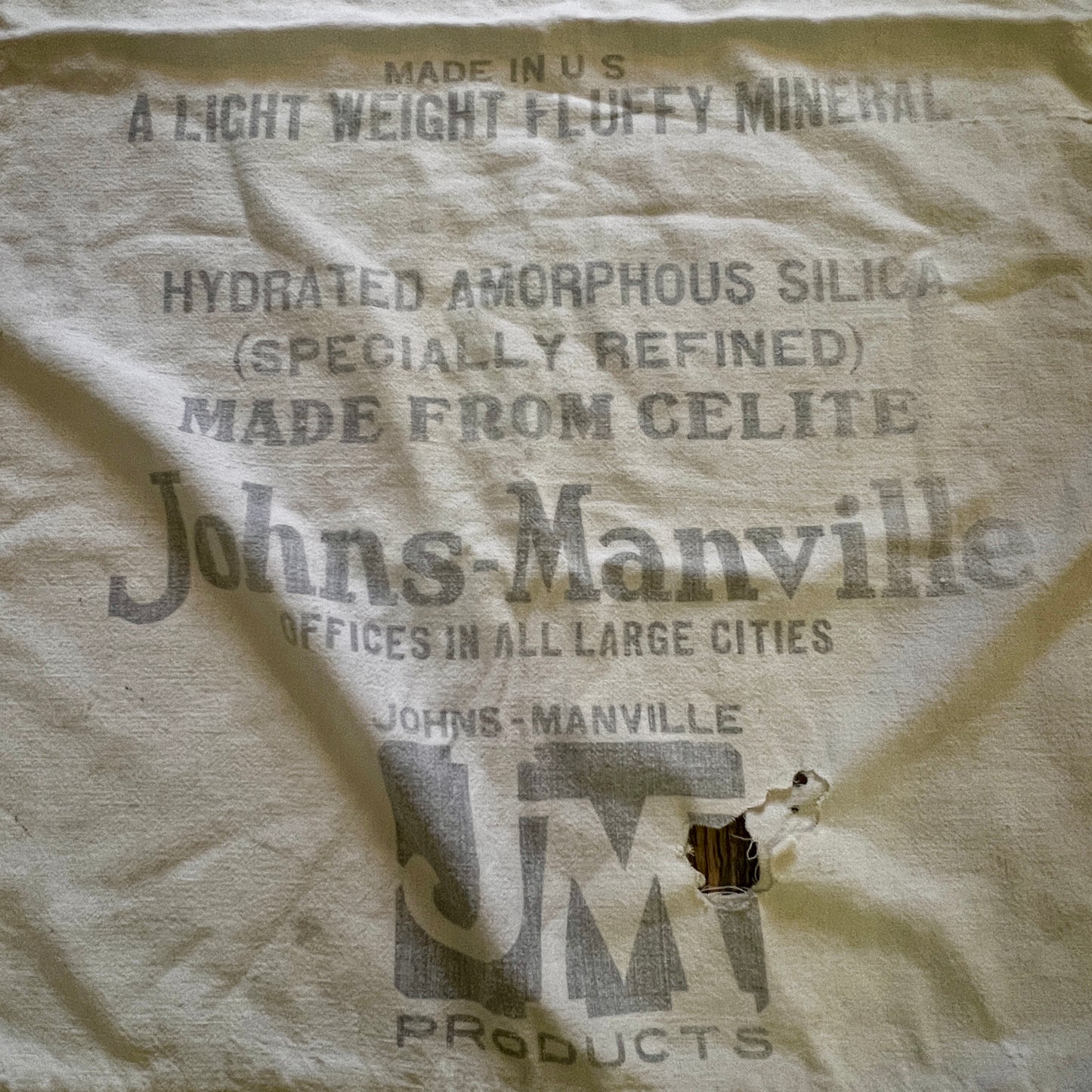 Flour Sack "John's-Manville"