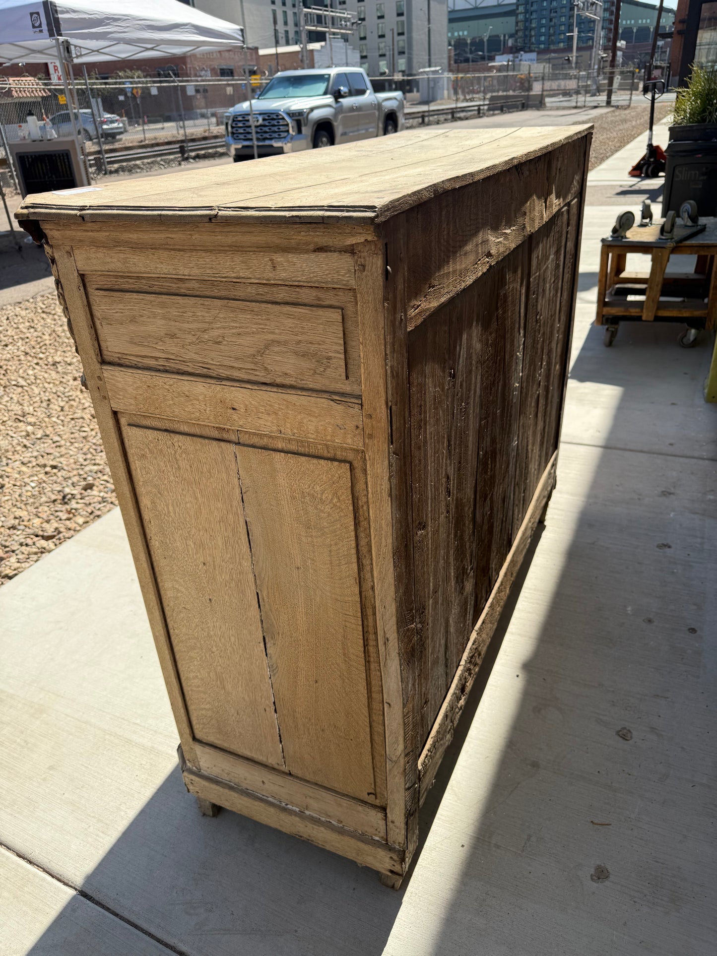 French Bleached Oak Sideboard