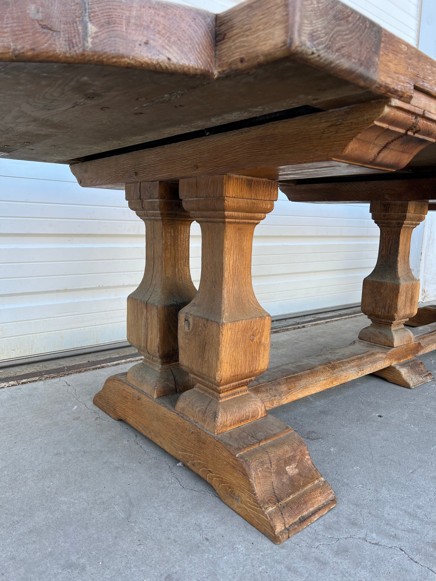 French Oak Dining Table