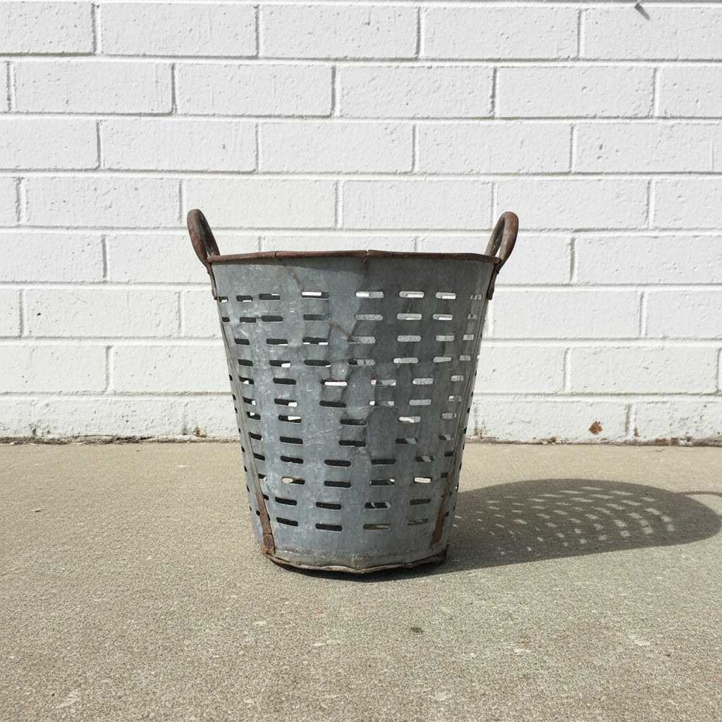Vintage Olive Bucket