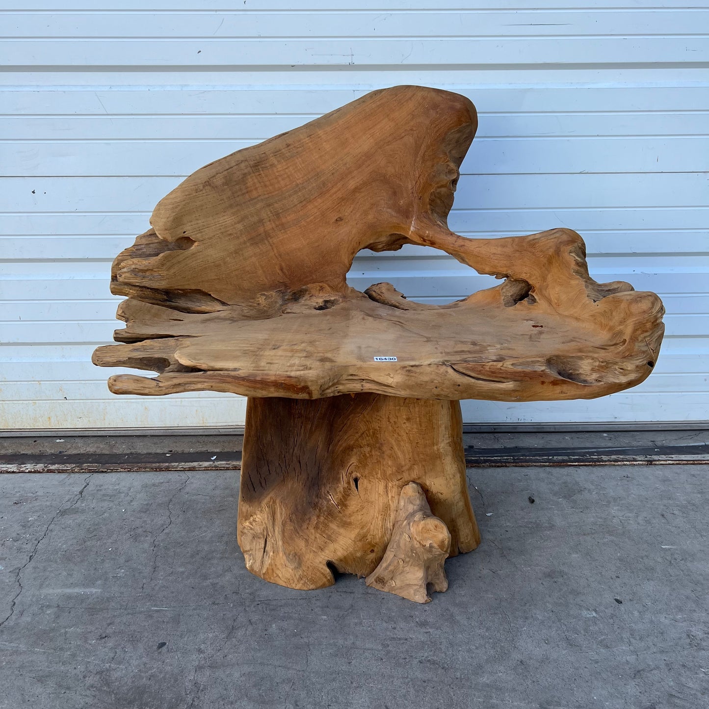 Primitive Wooden Stump/Root Chair