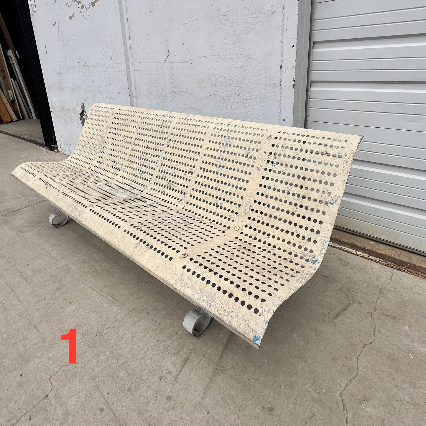 French Metal Bench