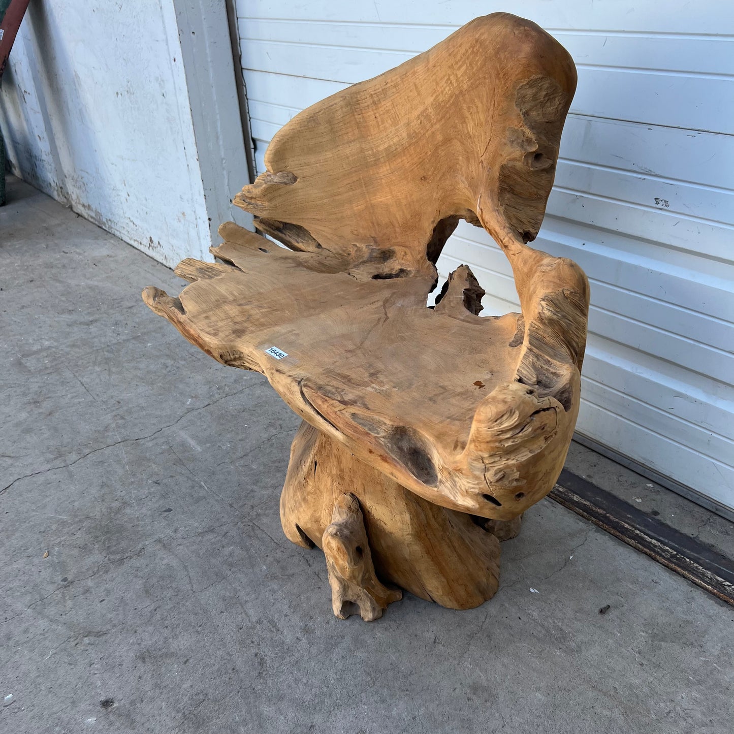 Primitive Wooden Stump/Root Chair