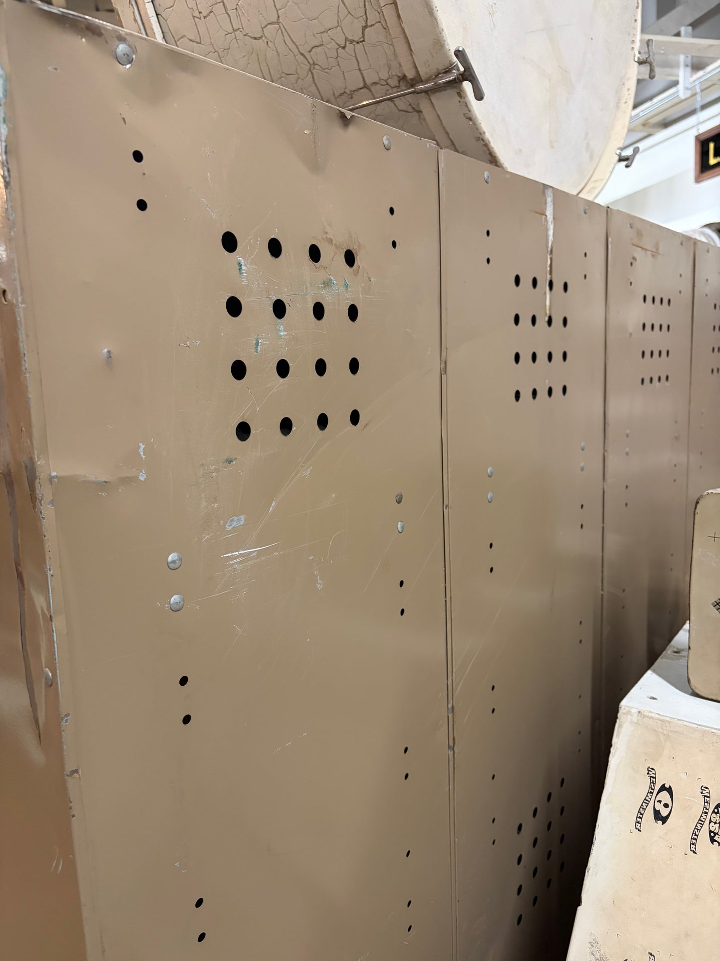 Set of 4 Brown Lockers