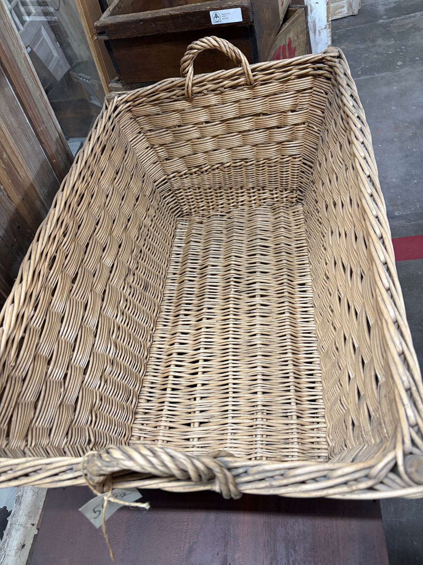 Rectangular Woven French Basket