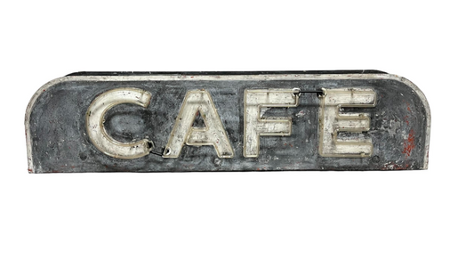 Neon Cafe Sign