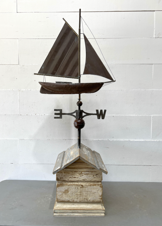 Sailboat Weathervane on Cupola