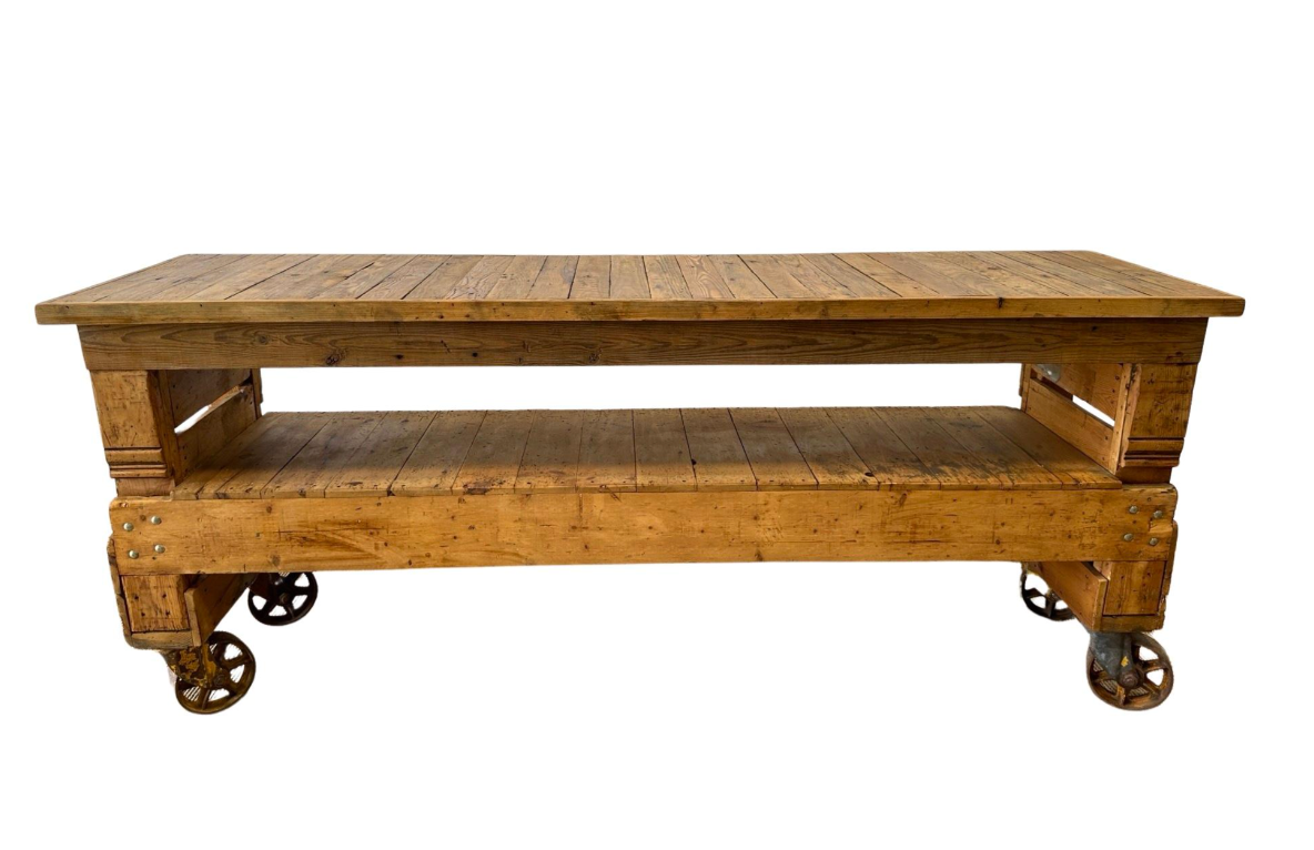 Industrial Work Island on Casters