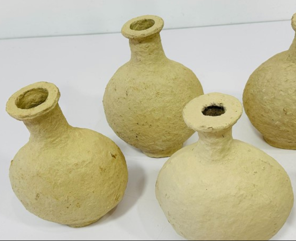 Paper Mache Decorative Vase