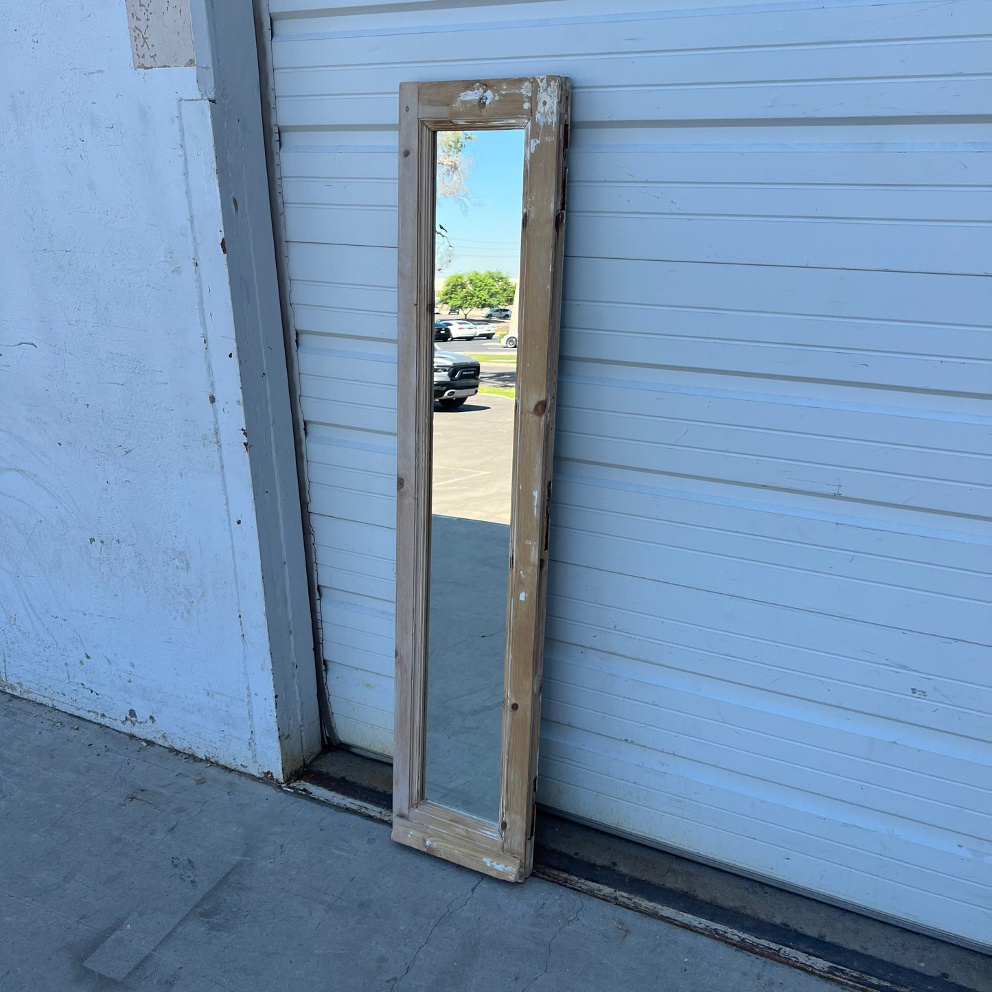 Wood Framed Rectangle Mirror