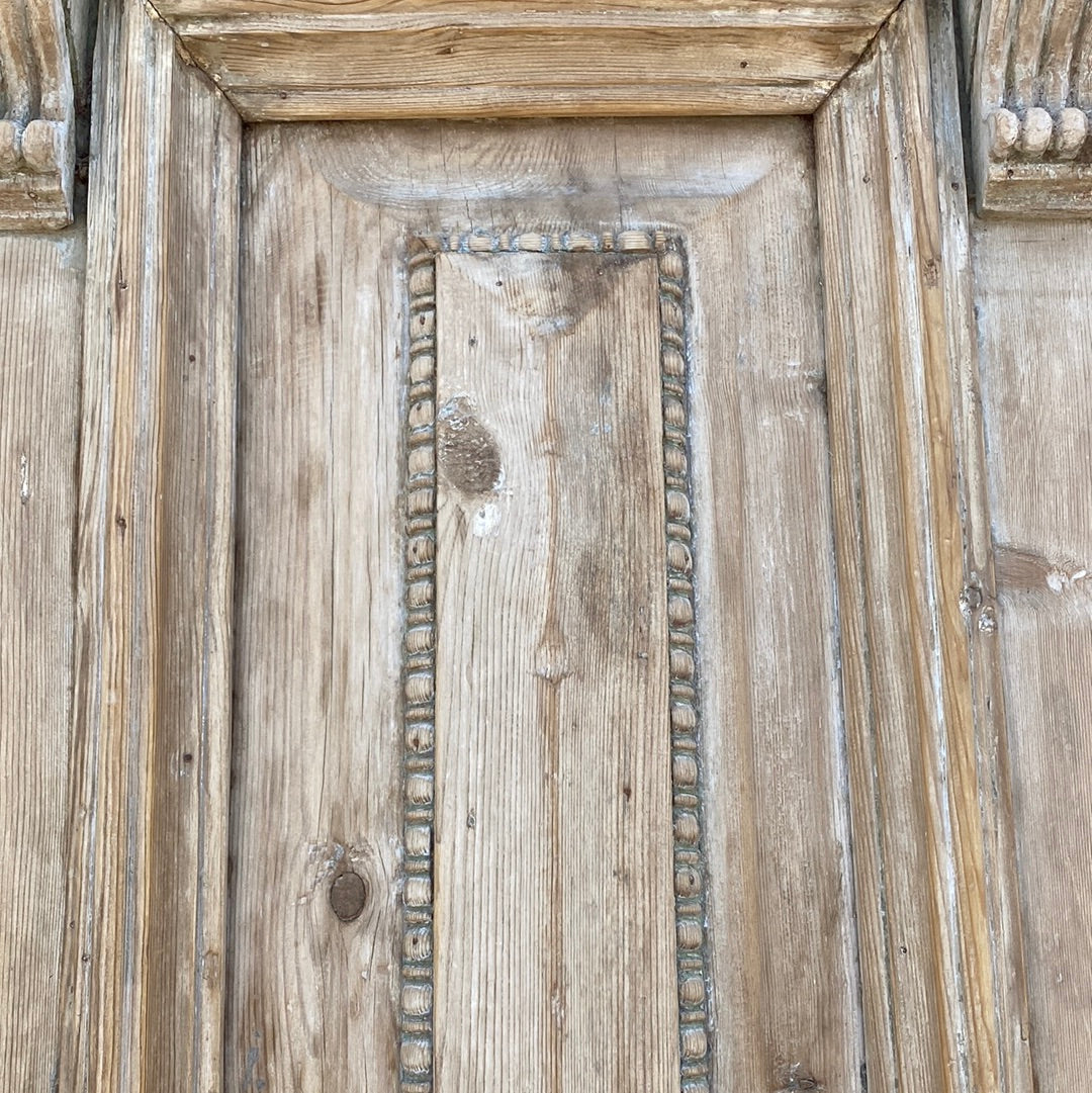 Pair of Antique Carved Wood Doors