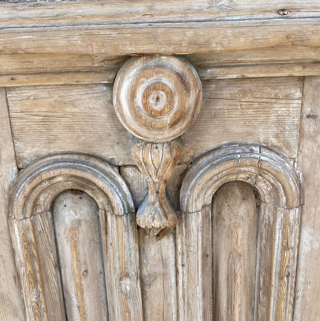 Pair of Antique Carved Wood Doors