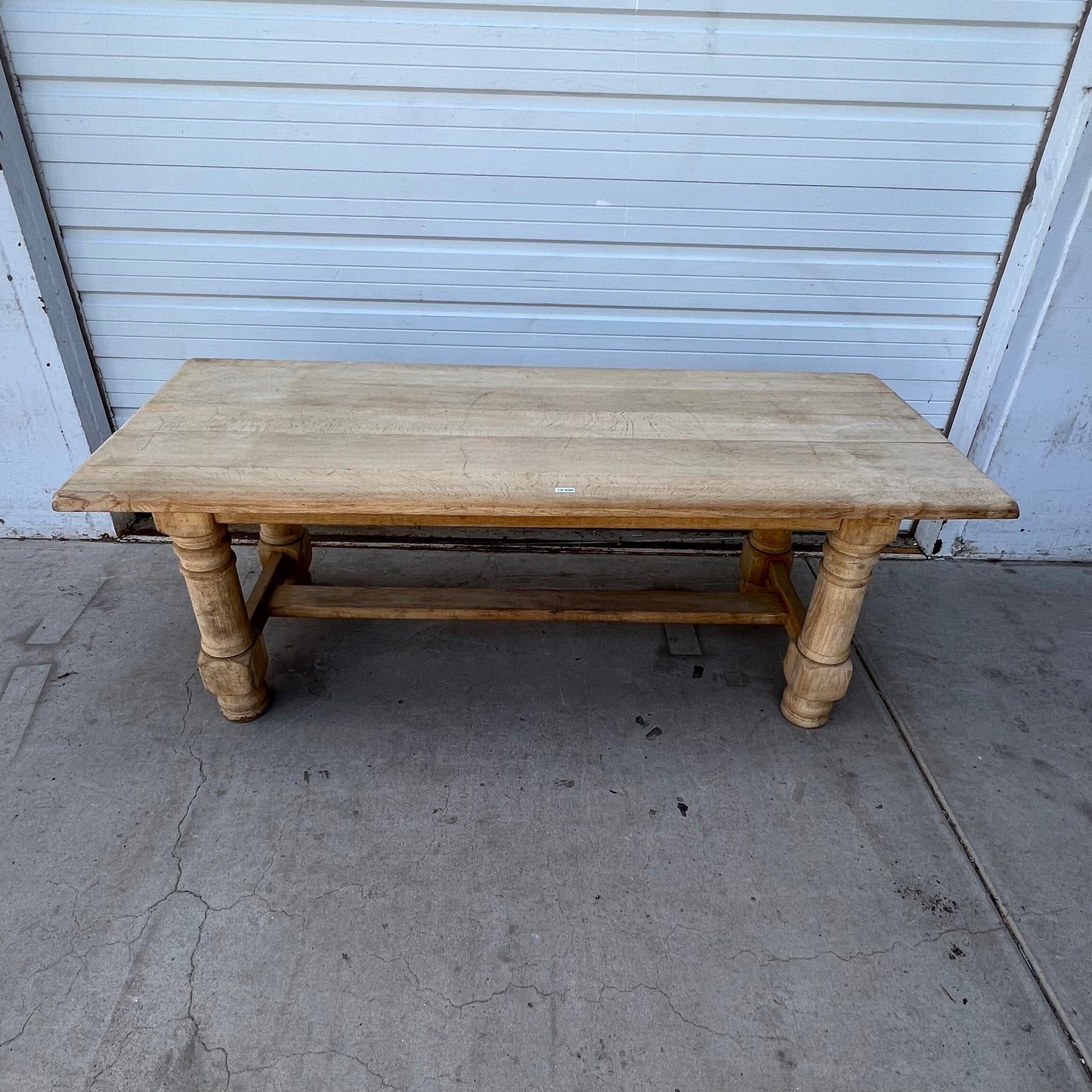 French Bleached Dining Table