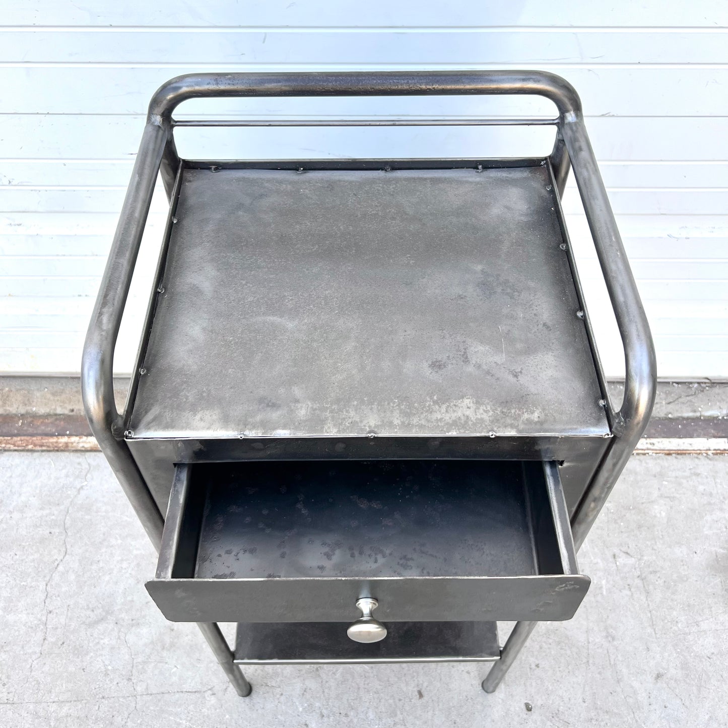 Pair of Vintage Medical Cabinet Side Tables