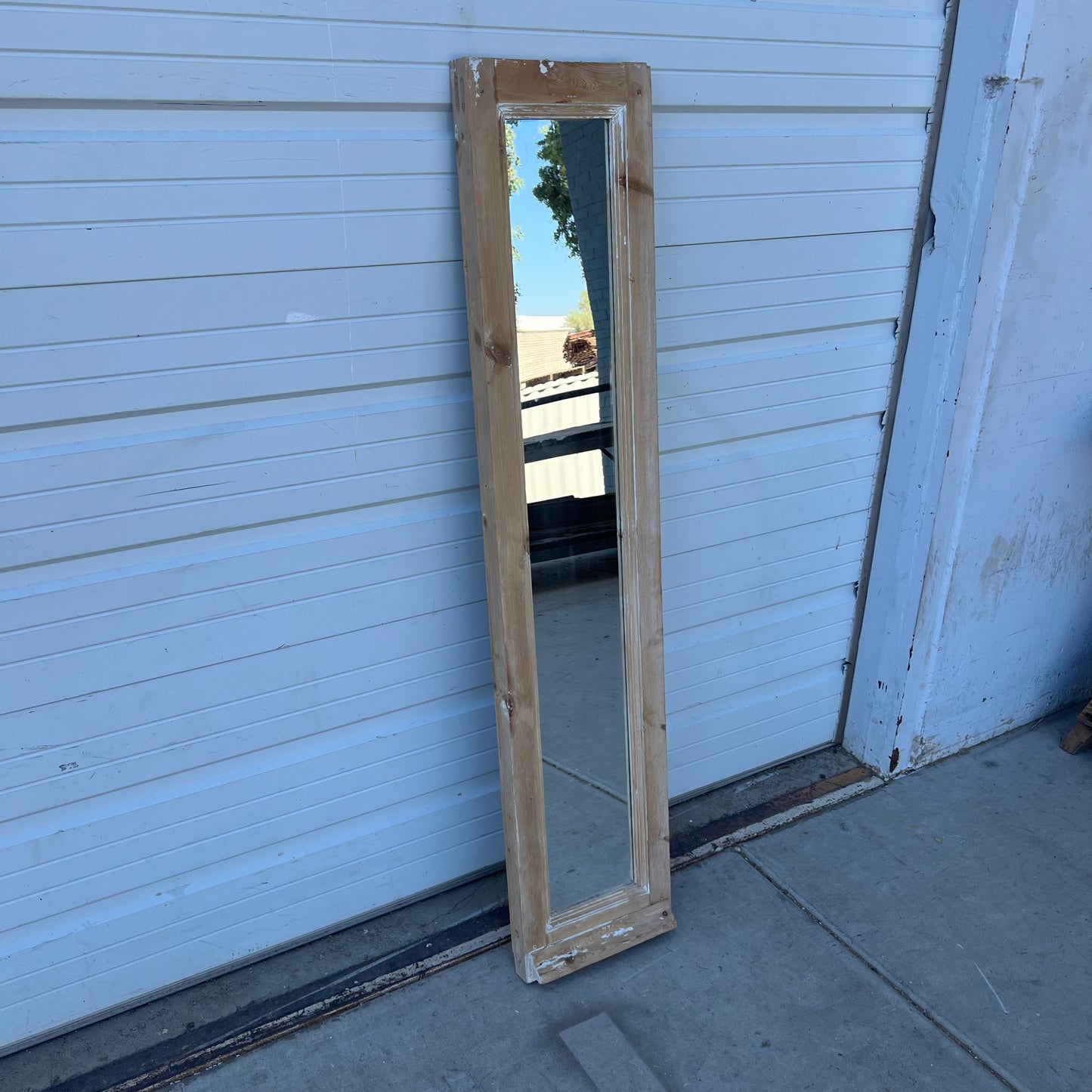 Wood Framed Rectangle Mirror