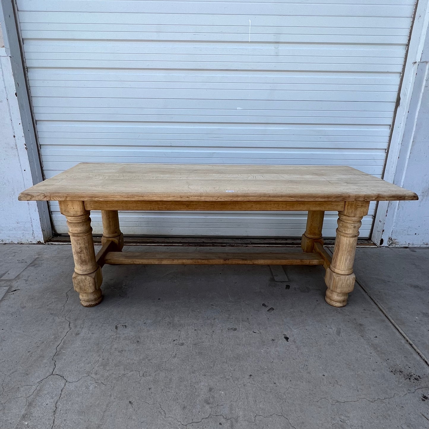 French Bleached Dining Table