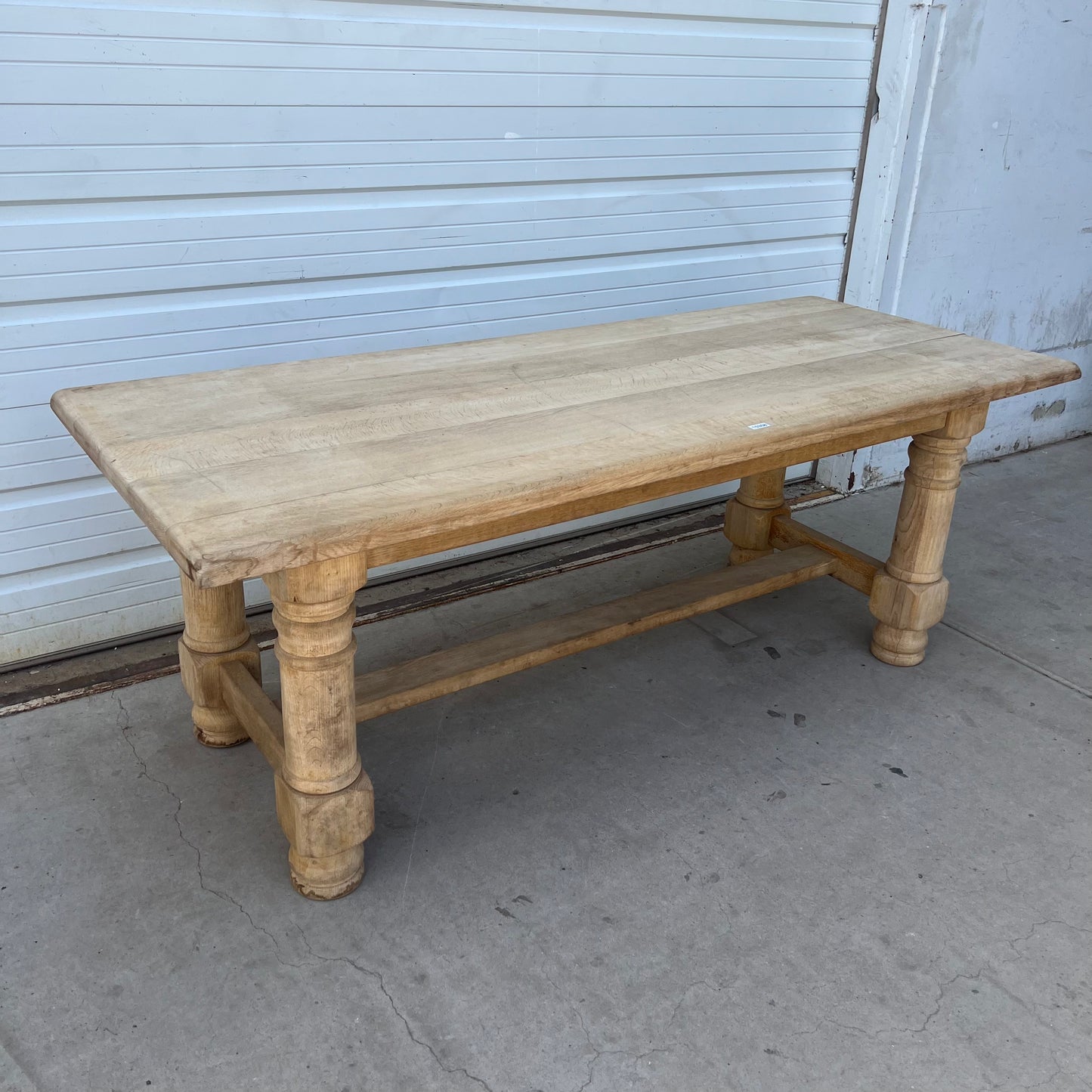 French Bleached Dining Table