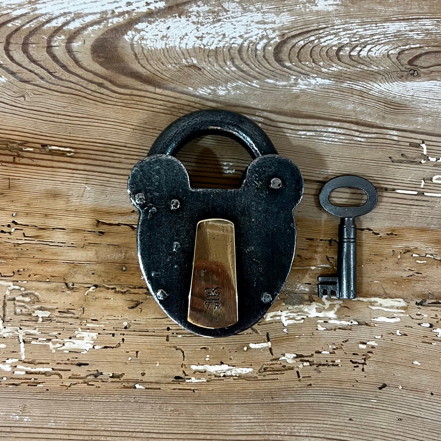 Padlock with Skeleton Key