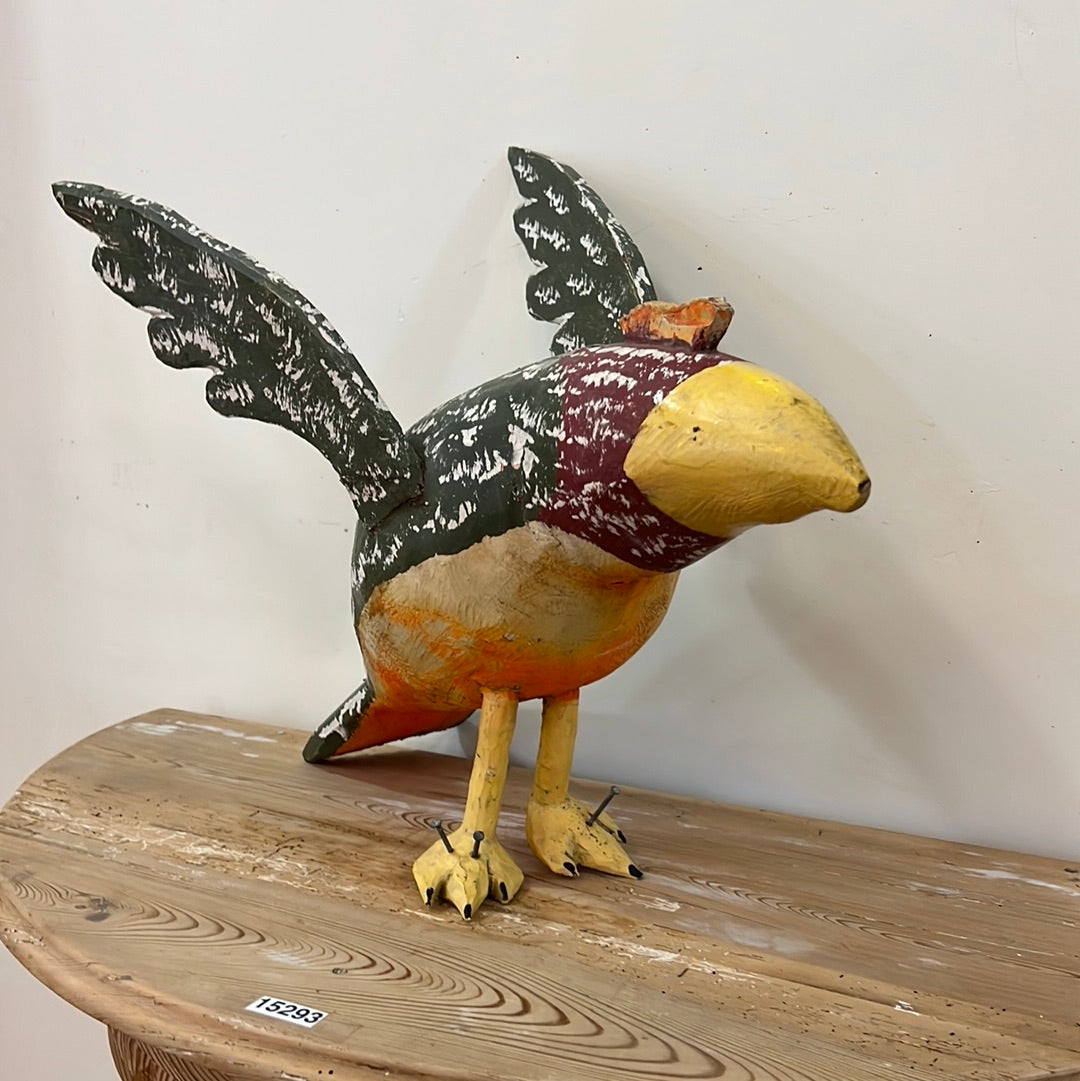 Folk Art Bird Figure