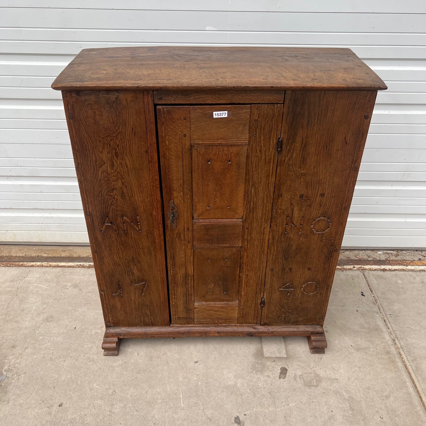 Antique Wood Cabinet 1740