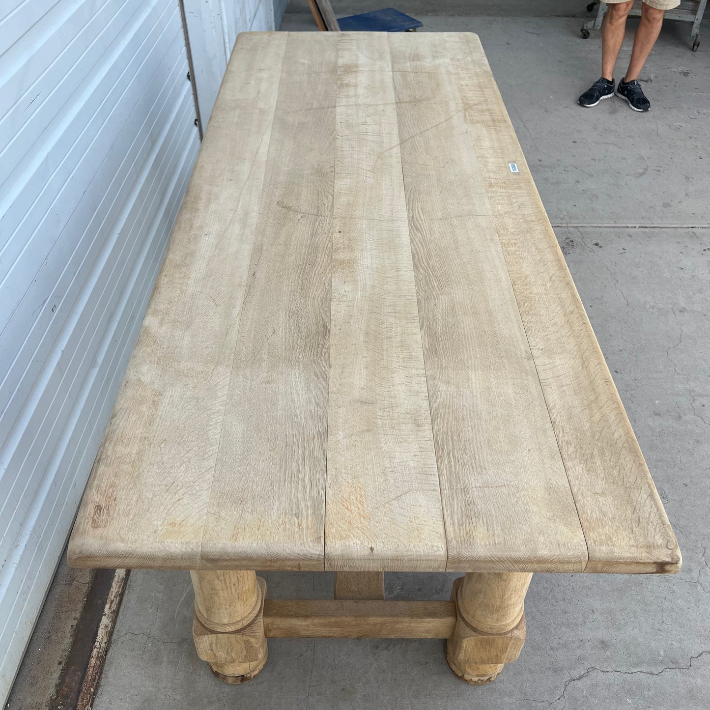 French Bleached Dining Table