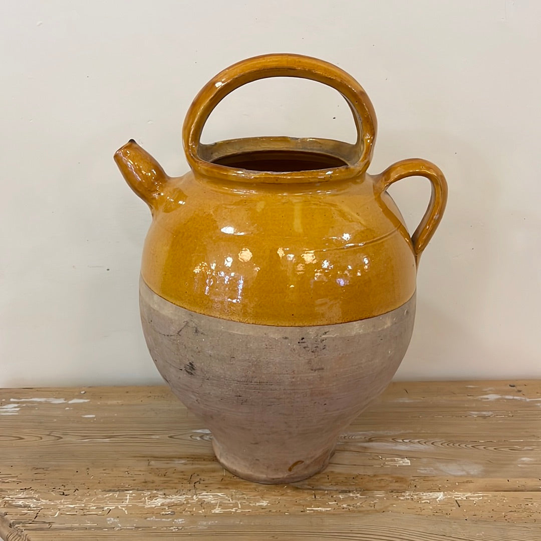 Large Yellow French Pitcher
