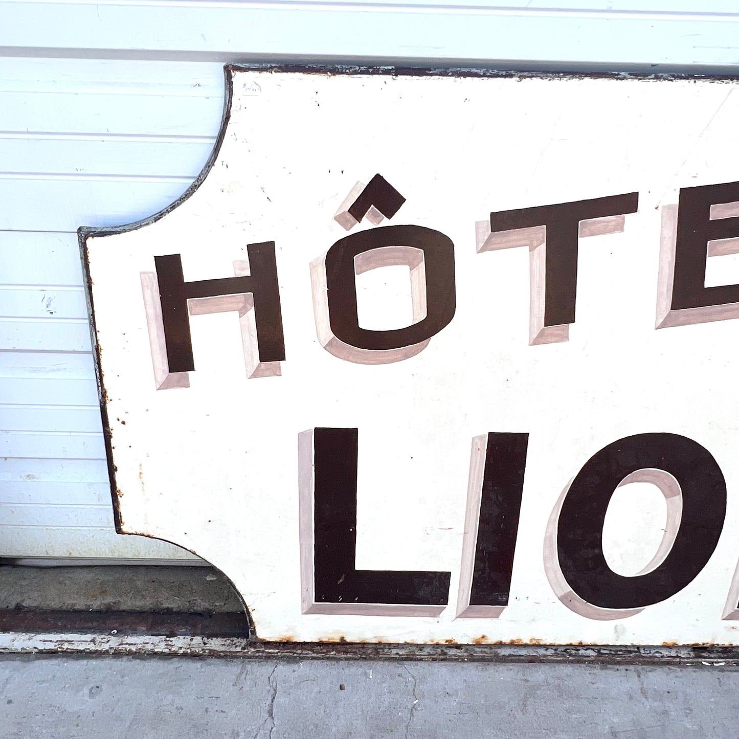 Hotel Restaurant du Lion D'Or Double-Sided Sign