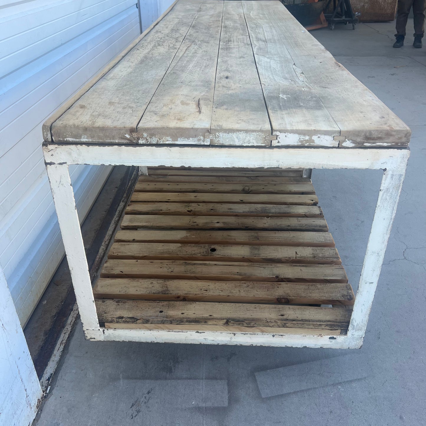 French Bakery Industrial Work Table / Island