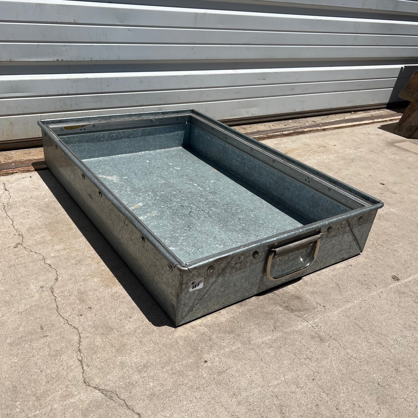 Galvanized metal Tray