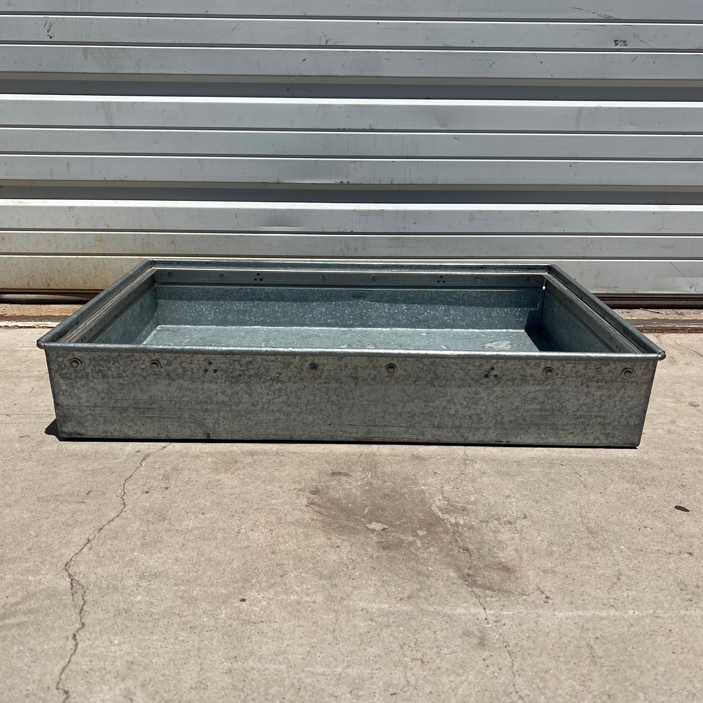 Galvanized metal Tray