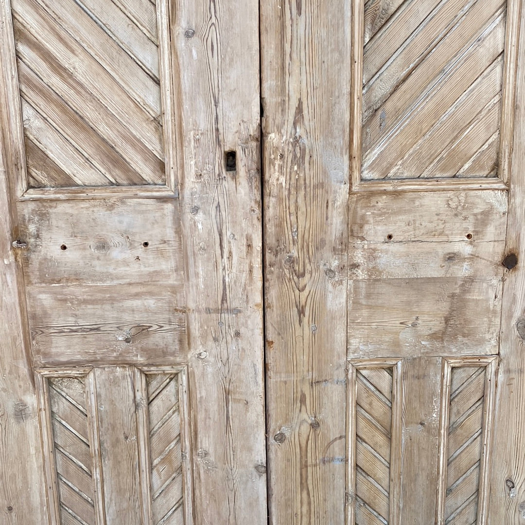 Pair of Antique Carved Wood Doors