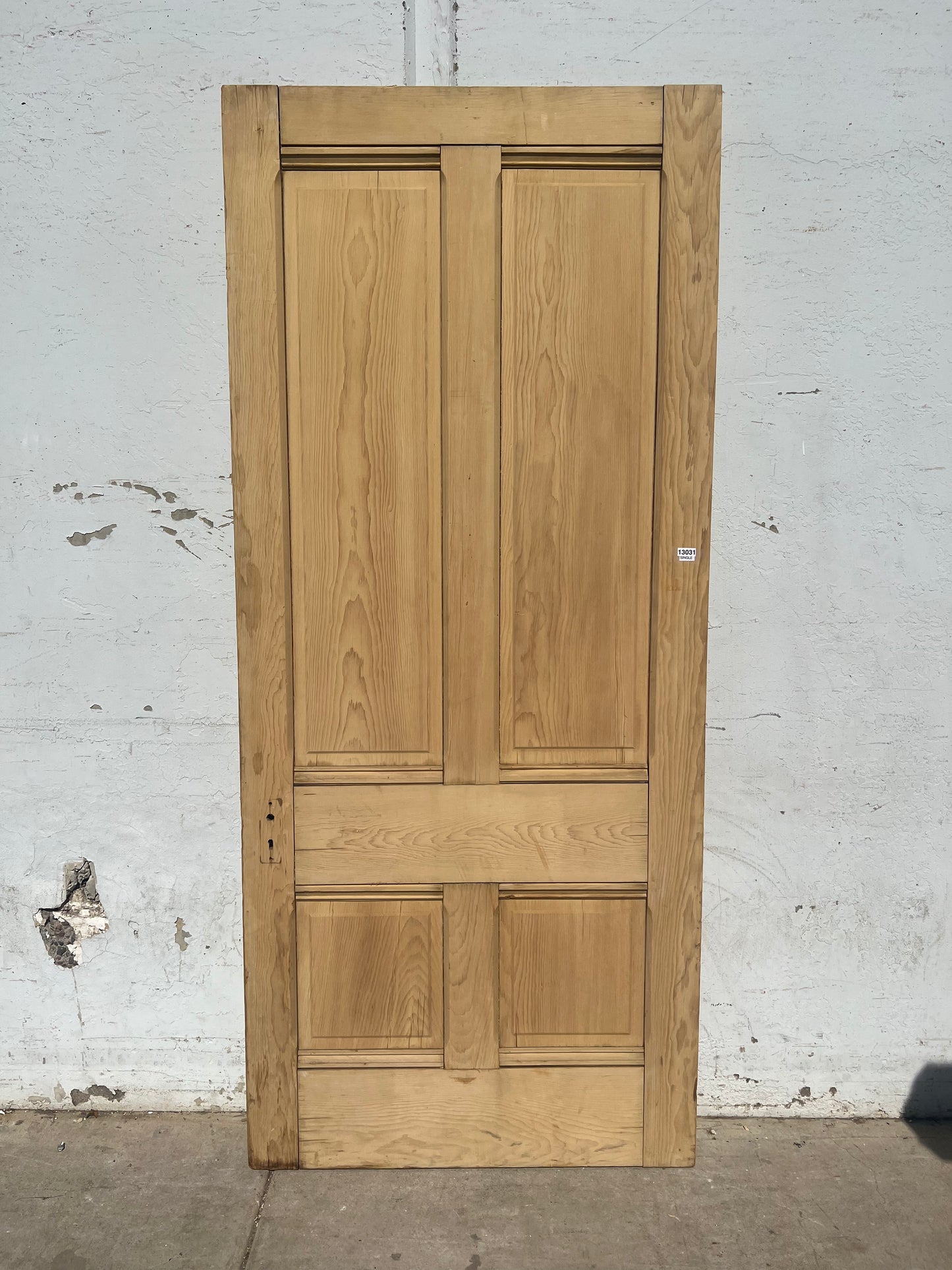 Antique Single 4 Panel Wooden Door