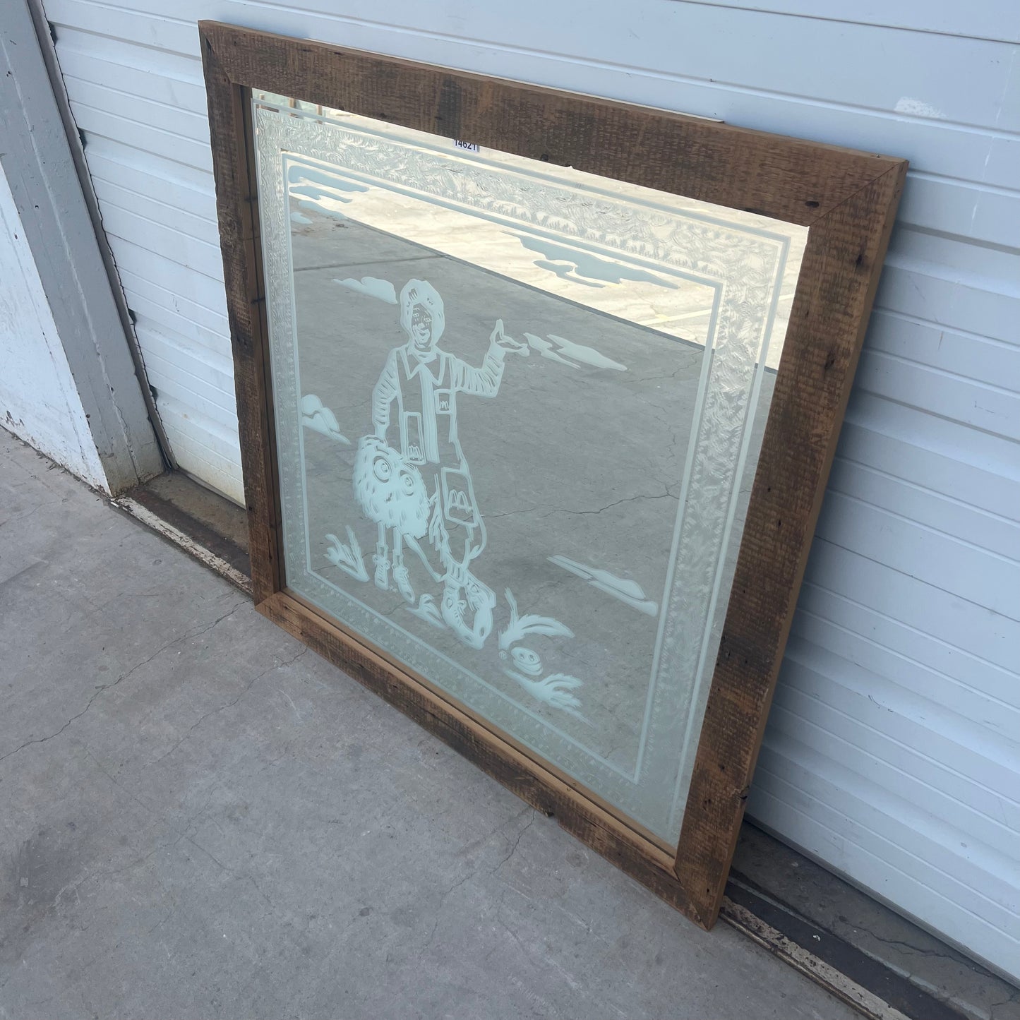 Vintage Square McDonalds Mirror