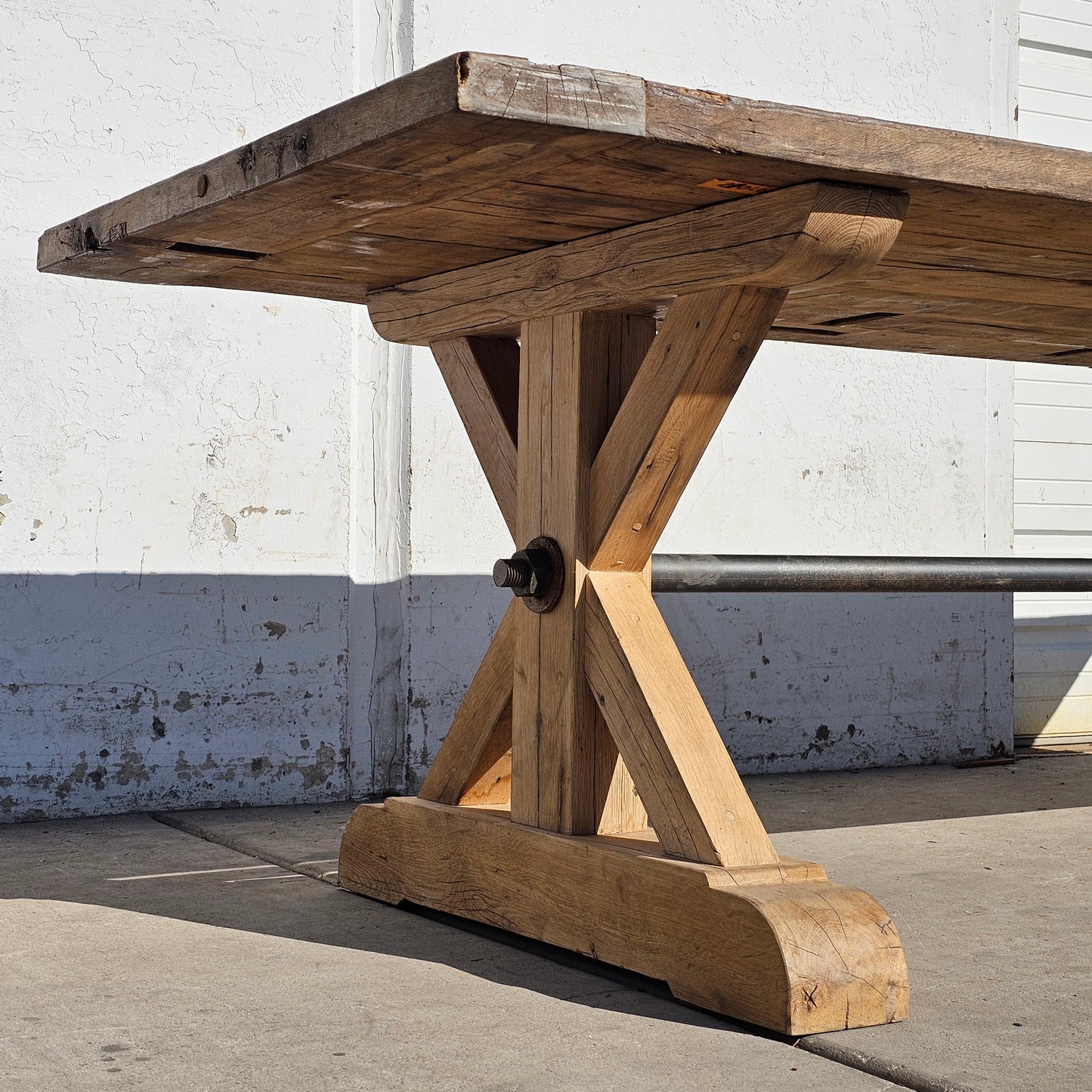 French Trestle Base Dining Table