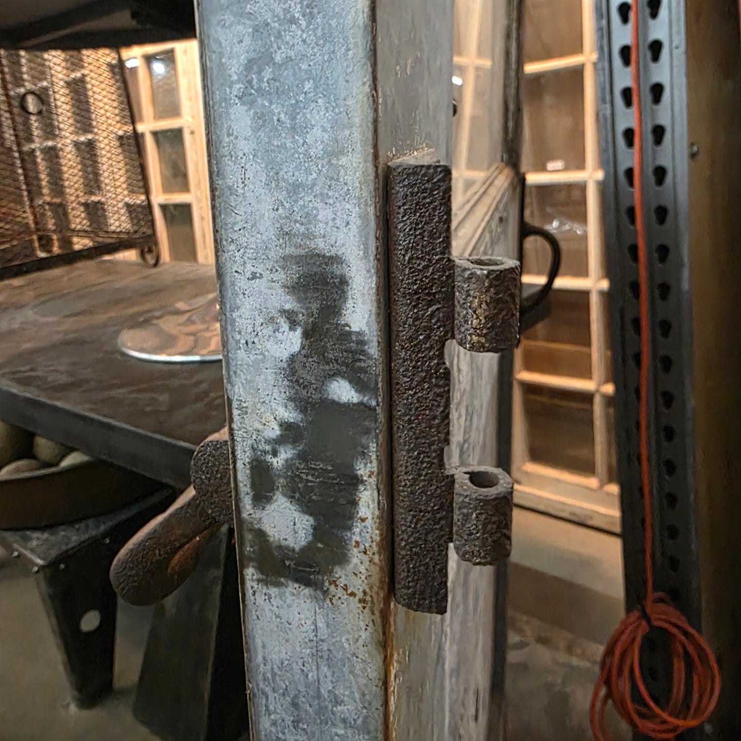 Metal Fire Door with Single Clear Glass Lite