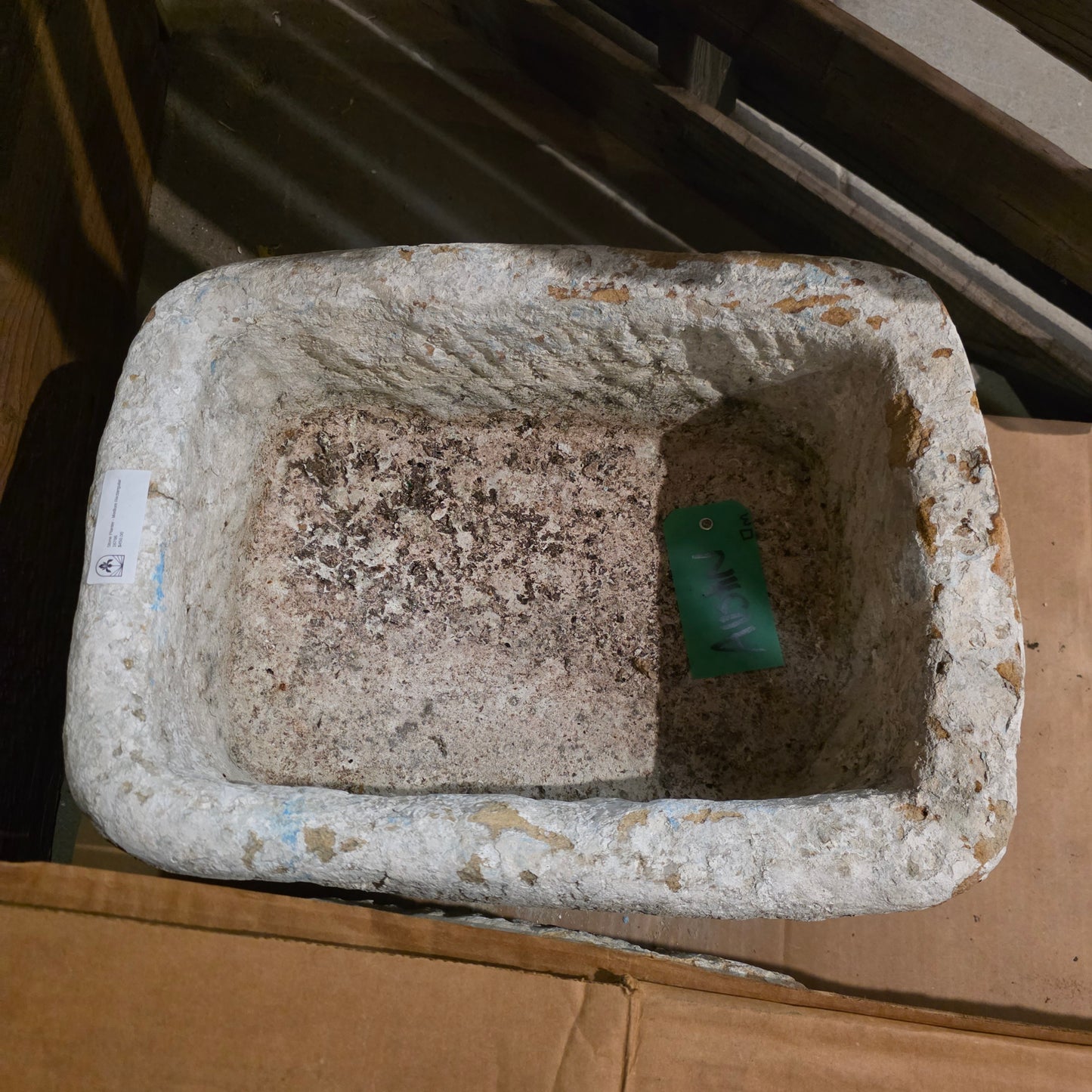 Medium Rectangular Stone Sink/Planter