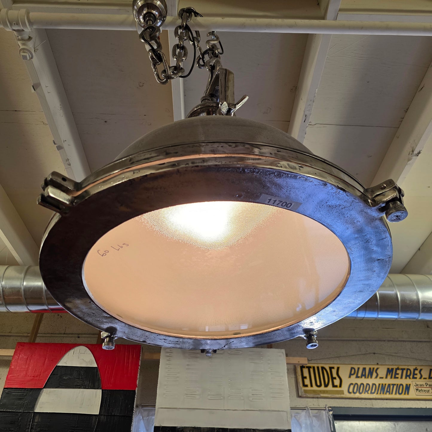 Industrial Metal Pendant Light