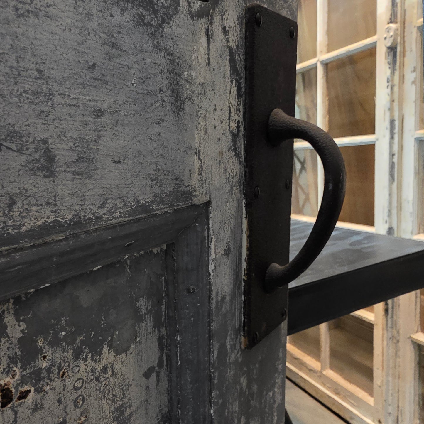 Metal Fire Door with Single Clear Glass Lite