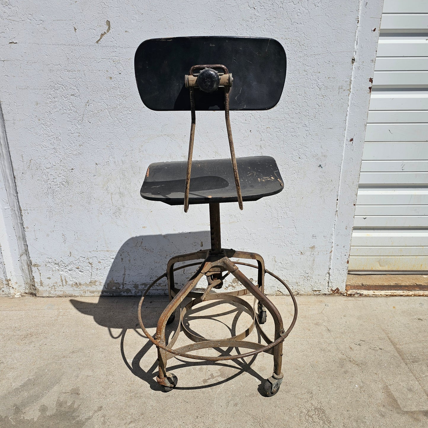 Black Toledo Drafting Stool