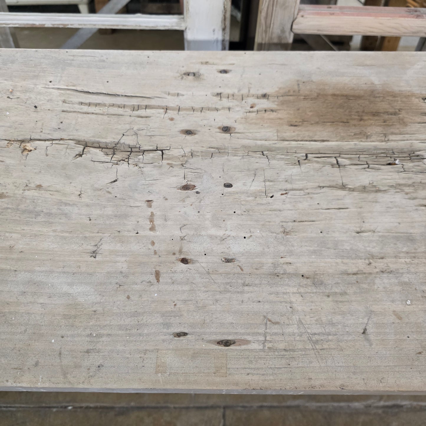 French Primitive Console Table