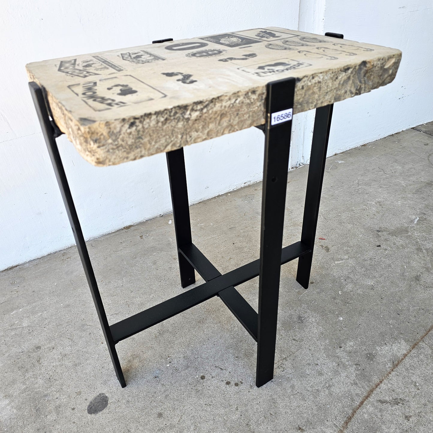Lithography Stone Side Table