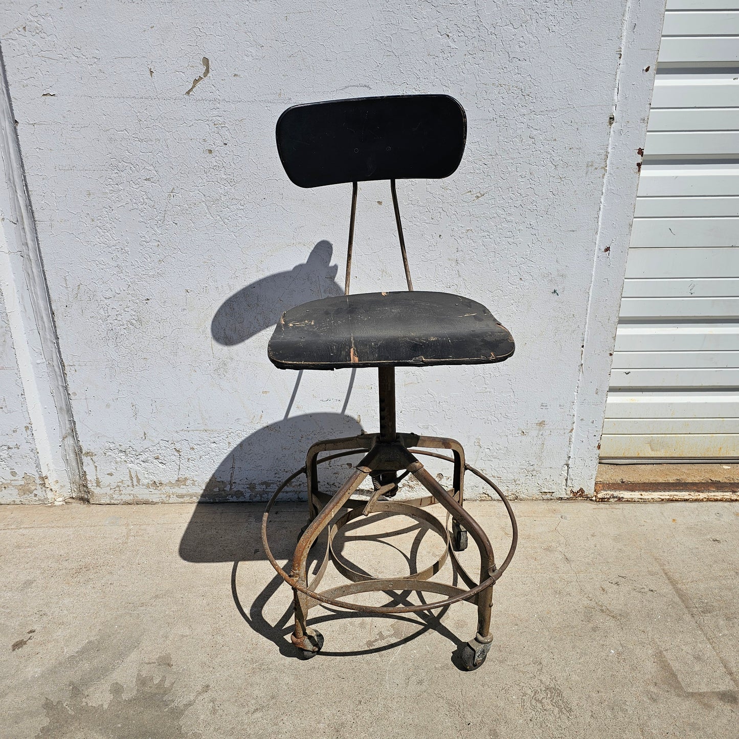 Black Toledo Drafting Stool