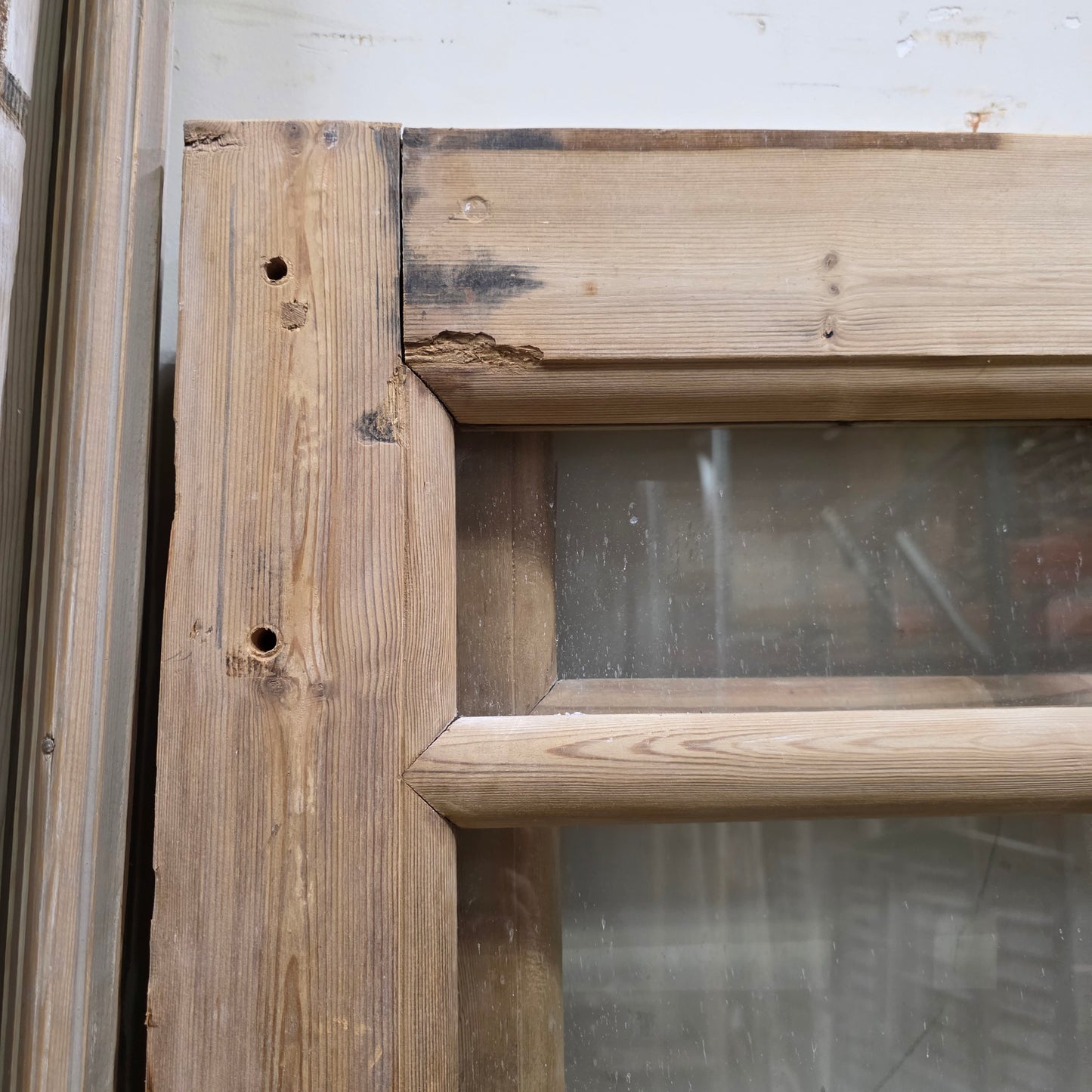 Pair of Wood French Doors w/20 Lites
