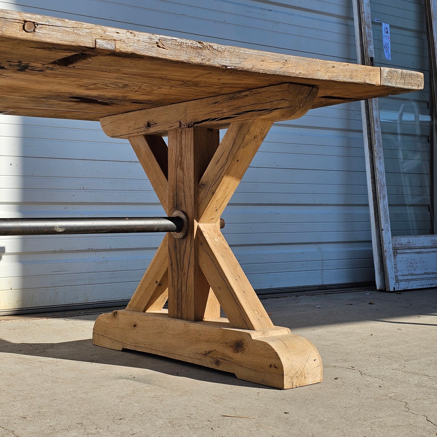 French Trestle Base Dining Table